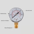 thumbnail image 4 of Barómetro Sísmico De Alta Precisión, Manómetro De Aceite, Manómetro Hidráulico, Blanco Para Fibra Química De Petróleo,Y40 1/8Bspt Vogacara TO004899-00, 4 of 7