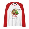 thumbnail image 4 of This is My Christmas Movie Watching Shirt For Men Long Sleeve Christmas Graphic Tee Shirts Top Size: Large, Color: Tree red, 4 of 6