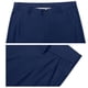 thumbnail image 5 of Pantalones casuales de hombre, de longitud completa, de alta elasticidad, resistentes a las arrugas, de talle alto, sin planchado, para negocios y formales., 5 of 5