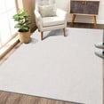 thumbnail image 2 of CAROMIO Area Rug Modern Rug for Living Room Contemporary Solid Textured Rug Indoor Carpet Accent Throw Carpet for Bedroom Home Office Light Grey, 5' x 7' Beige, 2 of 7