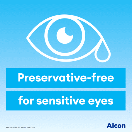Systane Hydration Preservative Free Liquid Dry Eye Drops for Daily Use, 10 ml