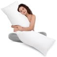 thumbnail image 4 of Utopia Bedding Full Body Pillow for Adults White, 20 x 54 Inch, Long Pillow Insert for Sleeping, Ideal for Side Sleepers, 4 of 8