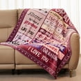 thumbnail image 2 of Wife Blanket Gifts for Wife on Mothers Day - to My Wife 50" X 60" Soft Throw Blanket - Christmas Birthday Present for Wife from Husband Romantic Gifts, 2 of 6