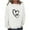 White, variant on YUNAFFT Women Print Round-Neck Long Sleeve Loosen Tops Girls' fashion love graphic T-shirt Single Hooded Sweatshirts PulloverValentine's day Blouse