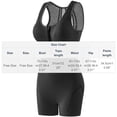 thumbnail image 2 of 2 Piece Sets for Women Workout Sets Sports Bra Tank Top with Zipper and High Waist Booty Gym Shorts Active Yoga Outfits, 2 of 2