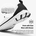 thumbnail image 2 of Athletic Quick Dry Water Shoes Men Swim Shoes for Pool Beach Walking Summer Men's Water Shoes Barefoot Quick-Dry Aqua Shoes Whtie Black Size 9, 2 of 5