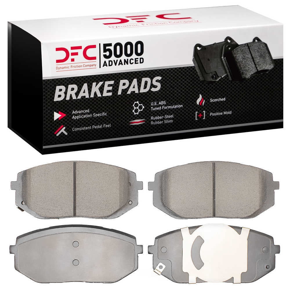 Dynamic Friction Company 1551-2398-00 DFC 5000 Advanced Brake Pads - Ceramic - OE Equivalent