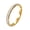 Gold Plated White, variant on Women's 2mm Thin Stainless Steel Ring Inlay Full Cubic Zirconia Stackable Promise Wedding Band Green Size 6