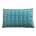 thumbnail image 1 of Ahgly Company Patterned Indoor Rectangular Bright Turquoise Blue Lumbar Throw Pillow, 13 inch by 19 inch, 1 of 5
