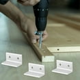 thumbnail image 5 of GOOHOCHY 10Pcs Silver Inside Corner Bracket for Extrusion Connectors, 5 of 8