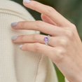 thumbnail image 4 of Anillos para Mujeres Anillo Morado Anillo de Compromiso Promesa de Boda Regalos de Joyería, 4 of 7