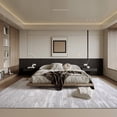 thumbnail image 3 of Tervannor® 14mm Thick Textured Area Rug – Soft Gray Minimalist Indoor Style, 3 of 10
