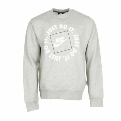 Nike JDI Fleece Crew Men's Dark Grey Heather Sweatshirt Size M