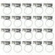 thumbnail image 4 of Abrazadera de línea de combustible, 20 piezas Abrazadera de manguera Abrazaderas de tubo de acero inoxidable Kit surtido de abrazaderas de manguera diseñado para profesionales, 4 of 14