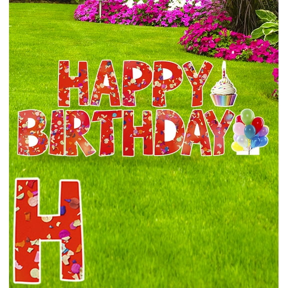 Happy Birthday Confetti HalfSheet