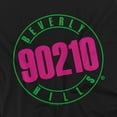 thumbnail image 2 of 90210 Men's Neon T-shirt Medium Black, 2 of 7