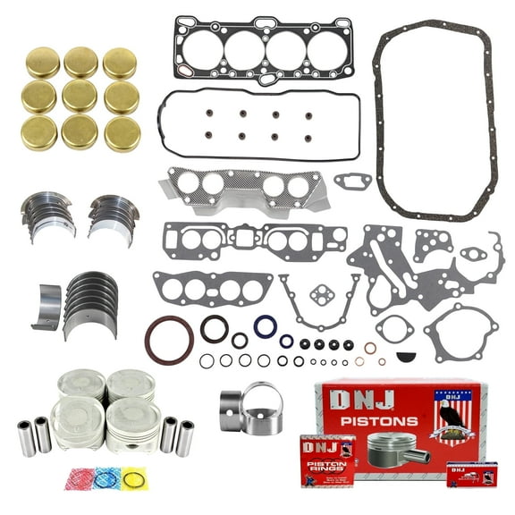 DNJ EK128 Engine Rebuild Kit Fits Cars & Trucks 1993-1996 Mitsubishi Mighty Max 2.4L SOHC L4 8V 2351cc