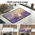 thumbnail image 7 of ZIATUBLES Corgi Lavender Washing Machine Dustproof Top Cover Water Resisitant Washer Dryer Top Protector Mat Versatile Home Laundry Room Kitchen Decor Accessories, 24 x 19.7 Inch, 7 of 7