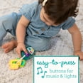 thumbnail image 4 of Infantino Music & Light Busy Keys Baby Teether with Sounds, Lights, and Multicolor Textured Toy for Sensory Play, 6-12 Months, 4 of 12
