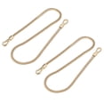 thumbnail image 1 of Correa de cadena Unique Bargains 2uds 24 x 0.24 Plano Bolso Cadenas Accesorios Hombro Cruzado Dorado Tono, 1 of 5