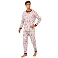 thumbnail image 4 of Lvotionpl 2026 Matching Family Christmas Pjs, Matching Christmas Pajamas Long Sleeve Top & Pants Set Matching Holiday Family Pajama Xmas Sets, 4 of 6