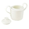 thumbnail image 1 of HAMPPLIES 1Pc Small Jar with Lid White Ceramic Cube Sugar Container for Multipurpose Storage, 1 of 8