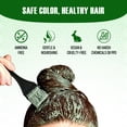 thumbnail image 3 of FREEGRIN Natural Black Henna Hair Powder, Ammonia Free Plant Based Hair Color, Gentle Gray Coverage for Daily Hair Care (2 Pack, 200g Total), 3 of 9