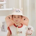 thumbnail image 2 of WUXIAN Toddler Girls Sun Hats Upf50+ Sun Protection Bucket Hat Toddler Summer Beach Play Hats With Neck Flap Fishing Hat,Pink,One Size, 2 of 5
