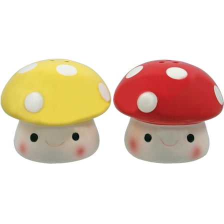 Streamline Imagined Mushroom Salt  Pepper Set