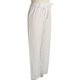 thumbnail image 4 of Pantalones anchos Nikou mujer cintura alta elástica blanco L, 4 of 15