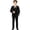 Black, variant on Baby Boy Outfits Formal Suit Set with Jacket Shirt Tie and Pants for Occasions Boys' Clothing Sets Black A
