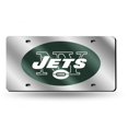 thumbnail image 1 of New York Jets Silver Laser License Plate, 1 of 2
