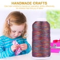 thumbnail image 4 of KAKOWELY sewing thread Spools of 6 Strands Line Sewing Threads Bright Color Threads for Quilting Jewelry Beading Drapery (Colorful)5.12"X2.36"X2.36", 4 of 4