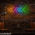 thumbnail image 3 of Glowneon Direction Arrow Led Wall Decor, Restaurant Home Bar Wall Art, 3 of 5