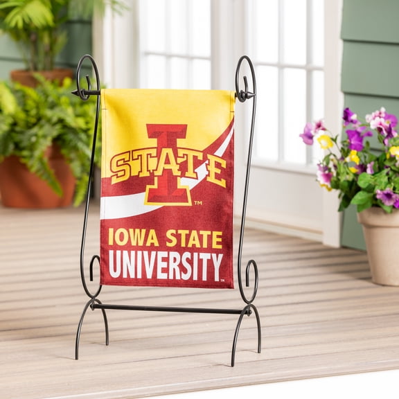 Iowa State University Burlap Flag GDN Size