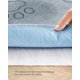 thumbnail image 5 of Almohadillas para orinar para perros Feandrea, paquete de 2 unidades, 91 x 86 cm, impermeables, color gris, 5 of 8