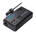 thumbnail image 1 of Auto Outlet Adapter Power Inverte Power Converter Charger DC12V/24V DC110V-220V 3100MA/5V MAX 200W ABS Car Electronics Inverter, 1 of 9