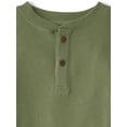 thumbnail image 2 of The Children's Place Boys Long Sleeve Thermal Henley Shirt, Sizes XS-XXL, 2 of 3