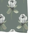 thumbnail image 2 of Floral Bunch 18" x 30" Inch Green Floral Print Hand Towel, 2 of 2
