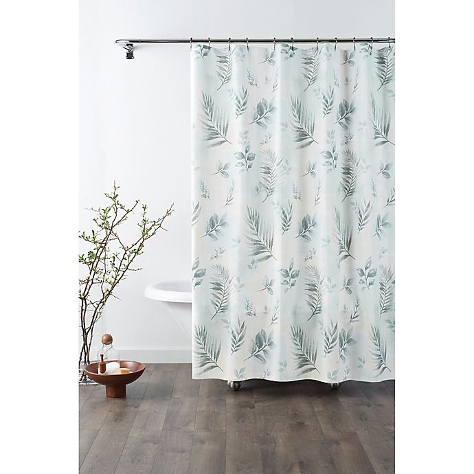 White Croscill Fabric Shower Curtain Liner 70 72-inch