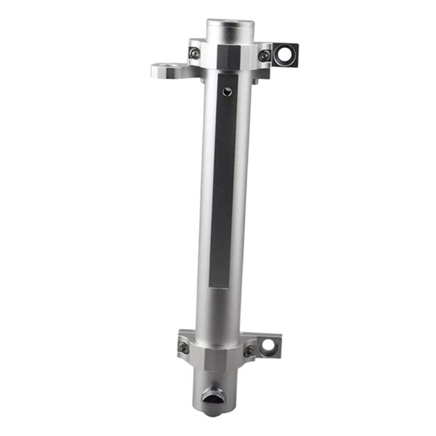Bisagra para portón trasero, soporte para asta de bandera, soporte de luz resistente para Jeep Wrangler Plata