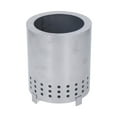 thumbnail image 3 of Tabletop Fire Pit, Smokeless Efficient Heating Wood Burning Firepit Stand Feet  For Courtyard Silver, 3 of 8