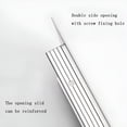 thumbnail image 4 of ZHZFKQ 2026 New 2 Pcs 8*30Cm Door Vent Two Sided Ventilation Cover Door Air Vent Aluminum Exterior Vent Two Sided Door Louver Vent Door Grille Vent Overflow Ventilation Grill Wall Vent for Side Wall, 4 of 6