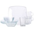 thumbnail image 2 of Gibson 130984.12RR Soho Lounge Dinnerware Glass, Clear - 12 Piece, 2 of 15