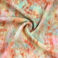 thumbnail image 2 of Cantaloupe Jade Tie Dye Hi Multi Chiffon Washed Polyester No Stretch Prints, Maternity, Decoration, Woven, Apparel, DIY Fabric., 2 of 3