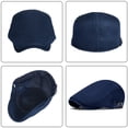 thumbnail image 4 of Minzimin Mens/Wonman Breathable Mesh Summer Hat Adjustable Flat Cap Newsboy Beret Ivy Cap Irish Cabbie Fishing Hats, 4 of 7