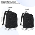 thumbnail image 4 of Balery Spider Web Black Vintage Canvas Backpack for Men and Women - Large Capacity, Durable Travel Laptop Bag for School, Work, Hiking, and Outdoor Activities, 4 of 7