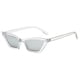 thumbnail image 2 of Gafas de sol de ojo de gato vintage Gafas de terre para Mujer Diseñado por Protección UV Complimentos de Chica - Plata, Ancho de lente 60mm, de lente 36mm, Puente 22mm Transparente Magideal Gafas de sol de ojo de gato vintage, 2 of 7