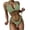 Olive Green, variant on WREESH Womens Two Piece Swimsuit Halter Bikini Set High Cut Bikini Fashion Solid Bikini Push-Up Padded Swimsuit Set Beach Bathing Suit Olive Green
