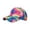Blue, variant on Fashion Gradient Tie Dye Print Baseball Cap Unisex Outdoor Sports Beach Sun Casual Hat Adjustable Dad Hat Trucker Hat Red One Size